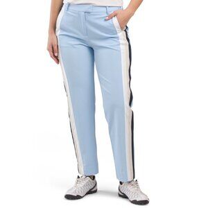 G/FORE Sky Side Stripe Straight Leg Trousers
